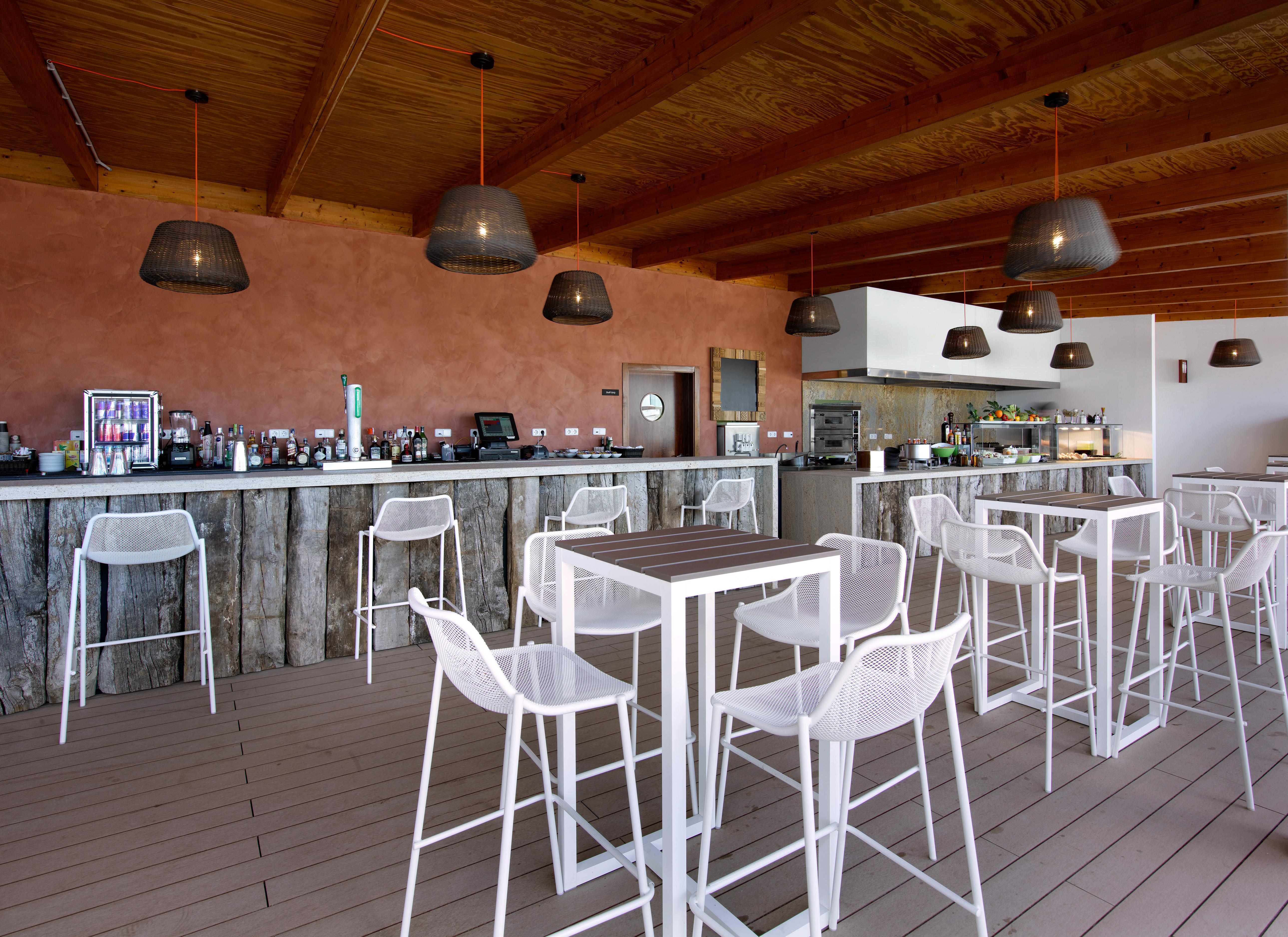 Hard Rock Hotel Ibiza Playa d'en Bossa Exterior foto Restaurant