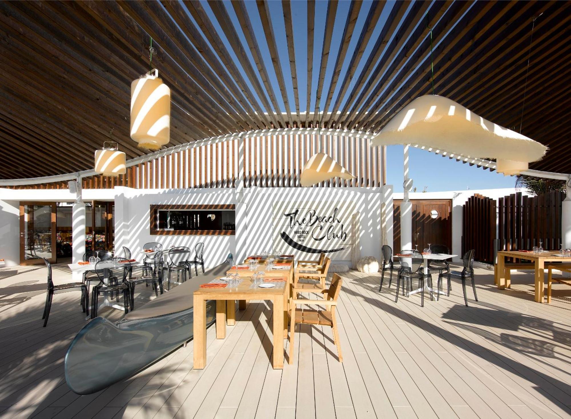 Hard Rock Hotel Ibiza Playa d'en Bossa Exterior foto The restaurant